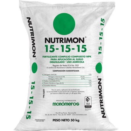Abono Fertilizante Triple 15 Bulto x 50 Kg