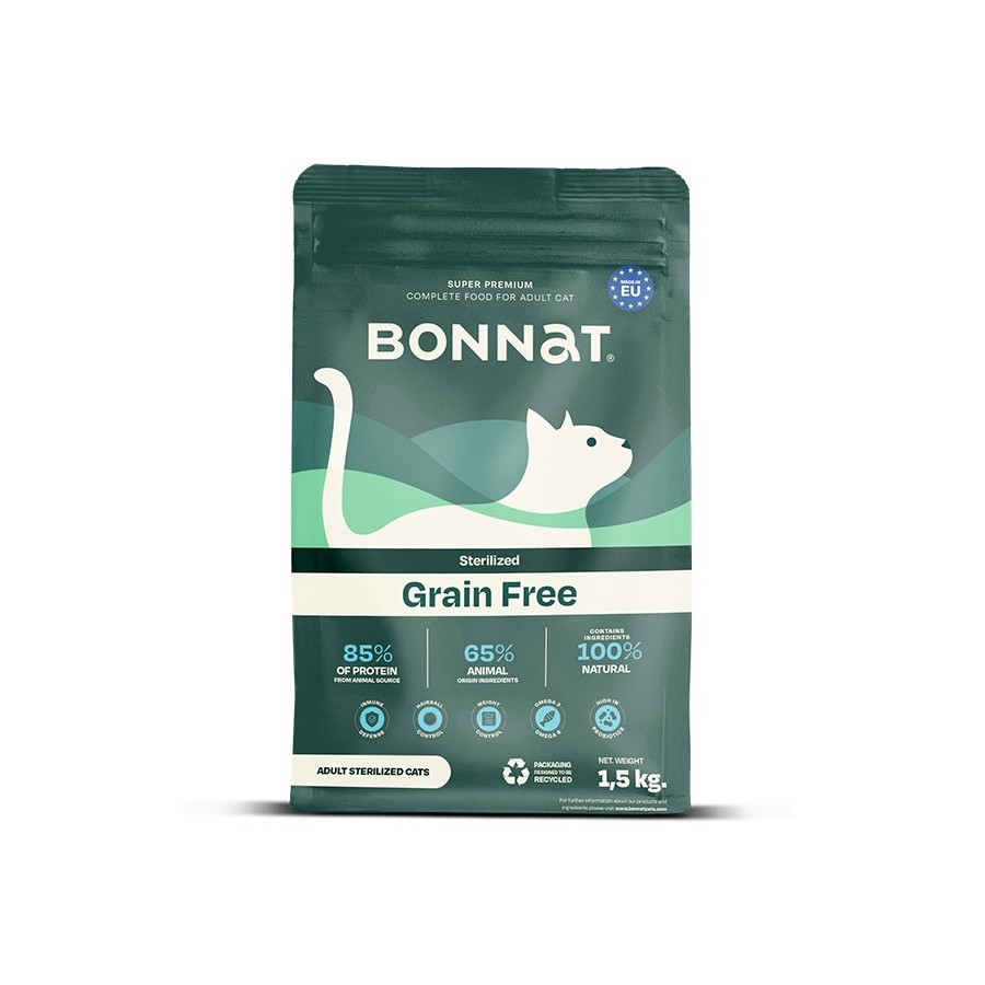 Bonnat Grain Free Feline Sterilized 1,5KG
