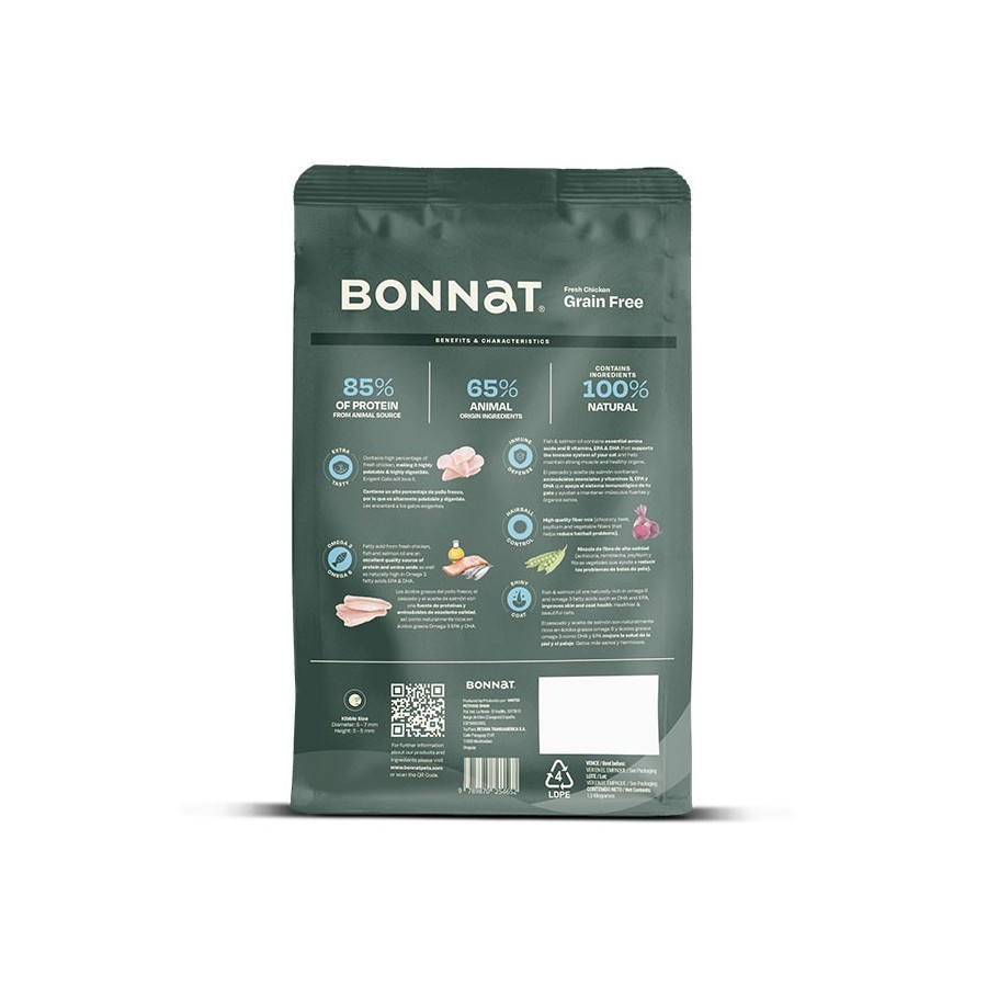 Bonnat Grain Free Feline Sterilized 1,5KG