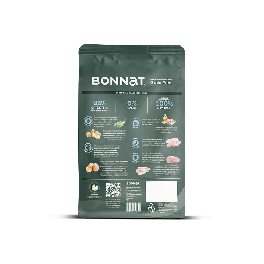 Bonnat Grain Free Canine Adult Medium/Large Breeds