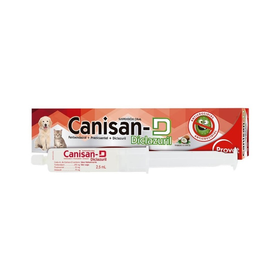 Antiparasitario Canisan D - 2.5 ML