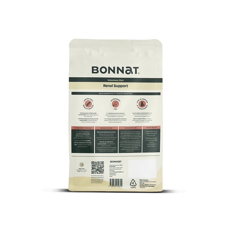 Bonnat Veterinary Diet Feline Renal Suport  2KG