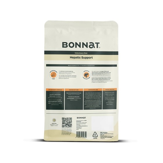Bonnat Veterinary Diet Feline Hepatic Suport  2KG
