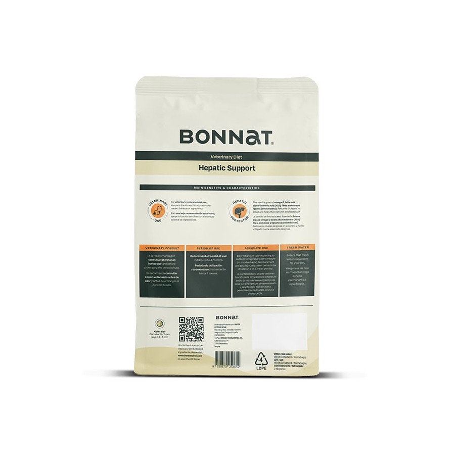 Bonnat Veterinary Diet Feline Hepatic Suport  2KG