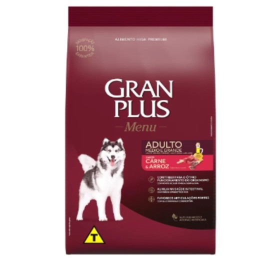 Gran Plus Adulto Carne x 10 kg