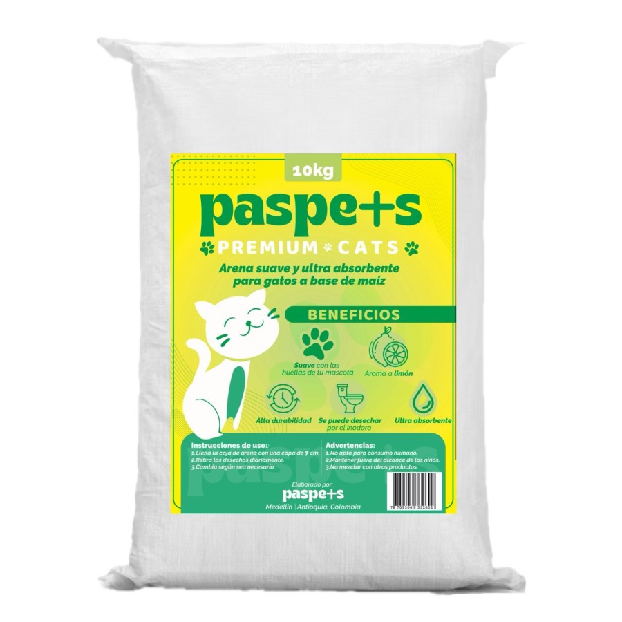 Arena de maiz Paspets x 10 Kg