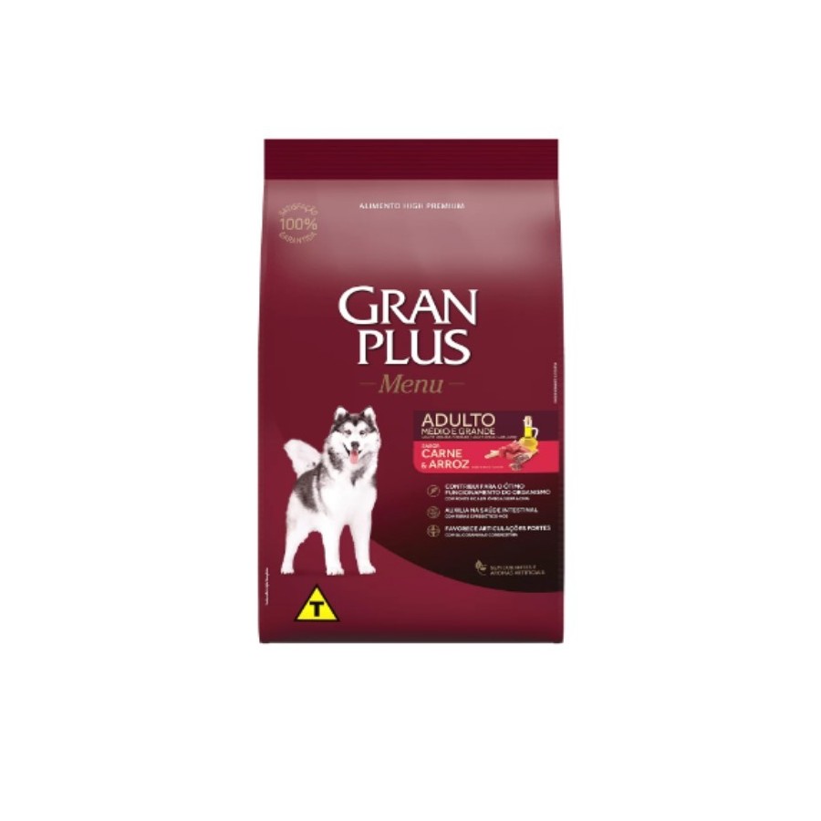 Gran plus adulto carne x 15 kg