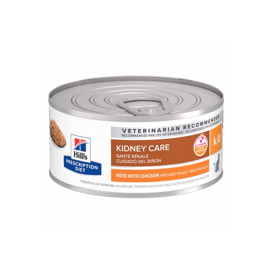Hills Prescription Diet K/D Kidney Care With Pate With Chichken Lata F