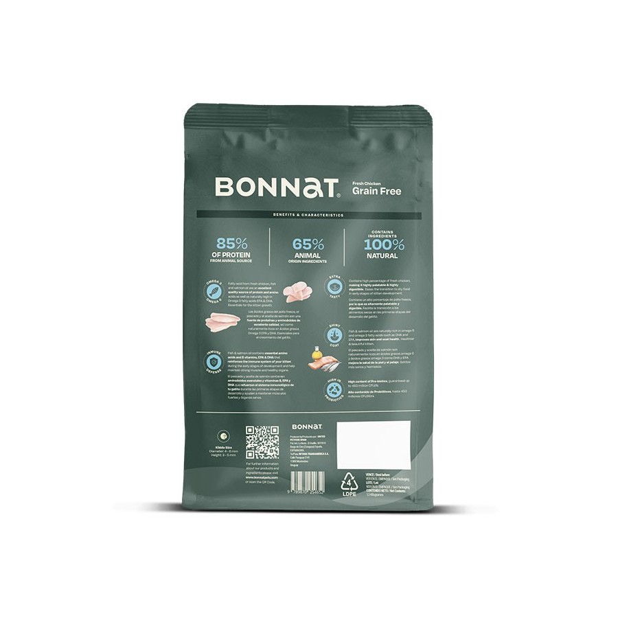 Bonnat Grain Free Gato Kitten 1.5 Kg