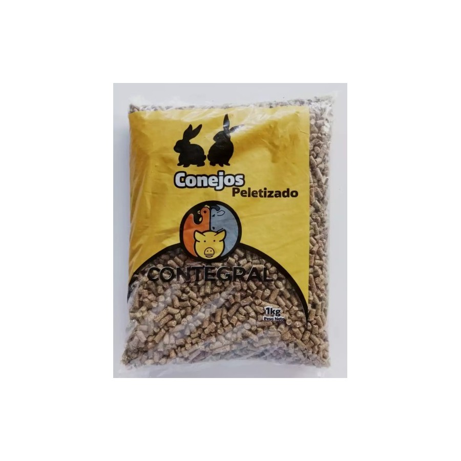 CONEJOS PELETIZADO CONTEGRAL 1 KG