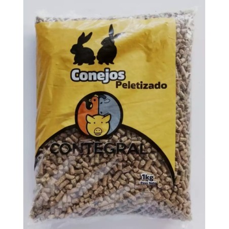 CONEJOS PELETIZADO CONTEGRAL 1 KG