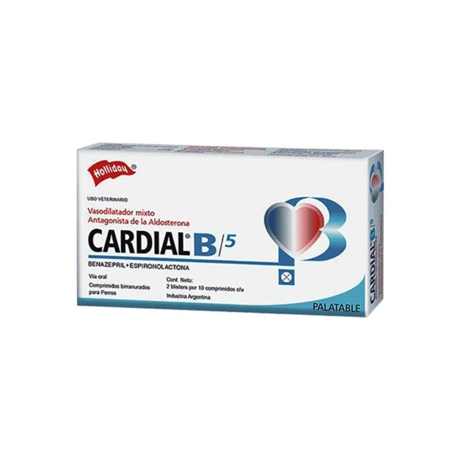 Cardial B 5mg x 20 Tabletas