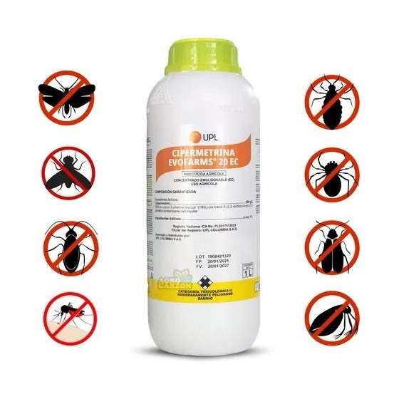 Cipermetrina 20ec Insectos Litro