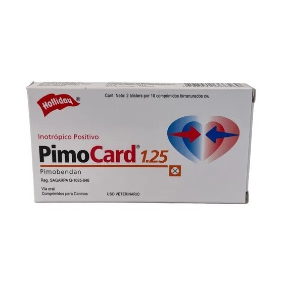 Pimocard 1.25mg x 20 Comprimidos – Holliday