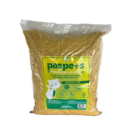 Arena de maiz Paspets x 4 Kg