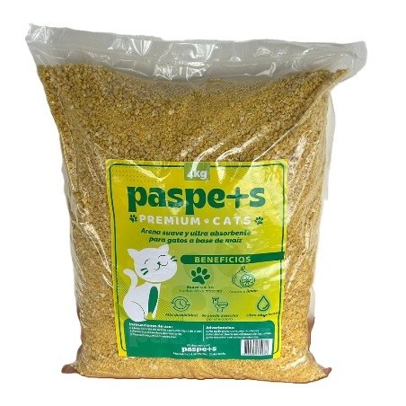Arena de maiz Paspets x 4 Kg