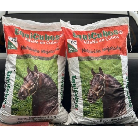 Equicubos, Alfalfa en cubos para equinos