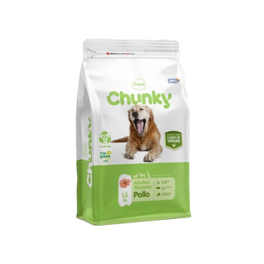 Chunky Perro Adultos Mayores x 12 kilos