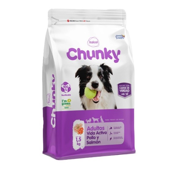Chunky Perro Adulto Vida Activa 1.5 kilos