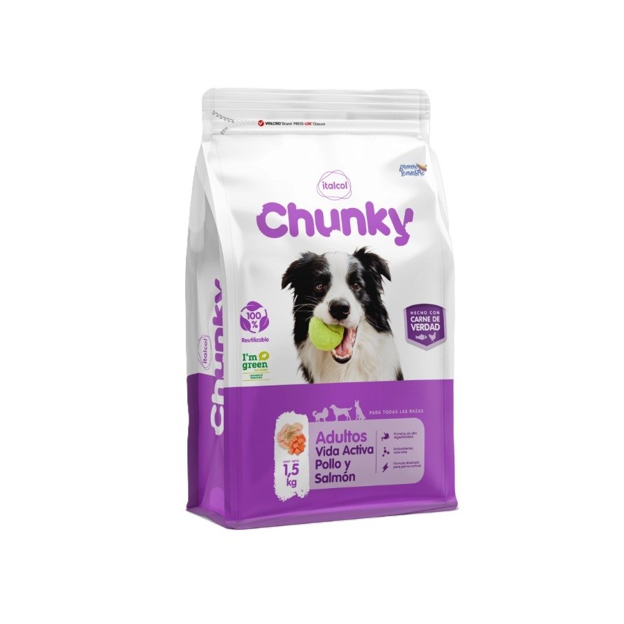 Chunky Perro Adulto Vida Activa 1.5 kilos