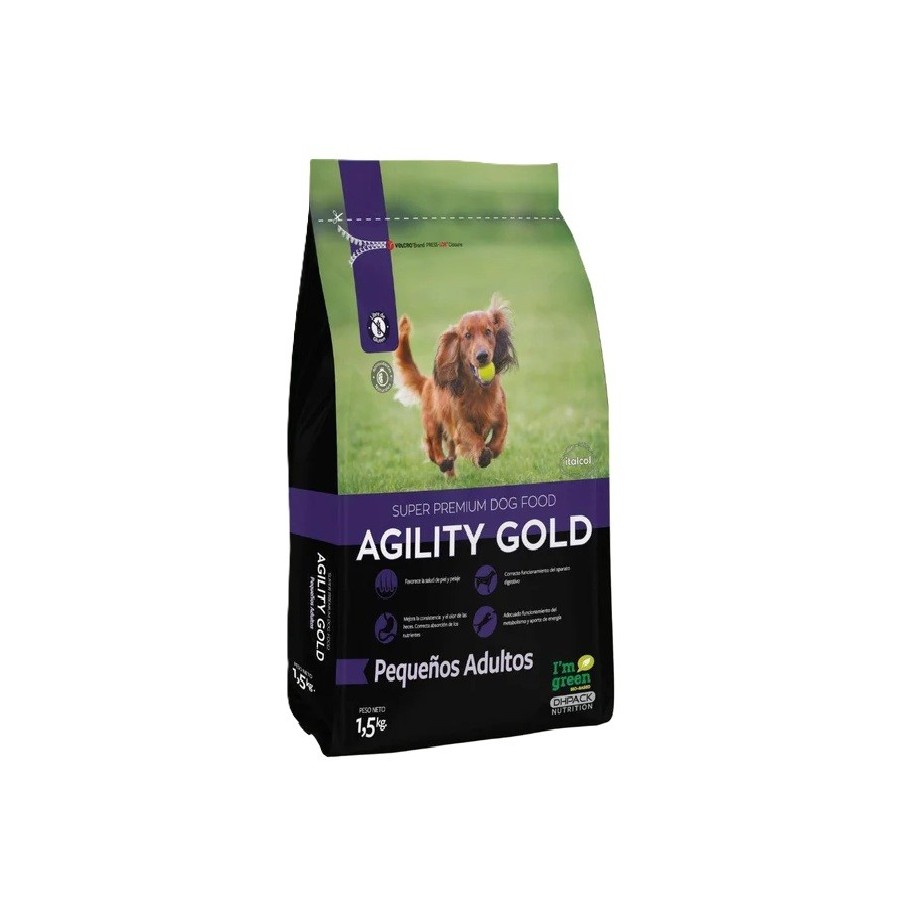 Agility Gold Pequeños Adultos x 7 kilos