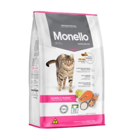 Monello Cat Alimento Salmón, Atún y Pollo