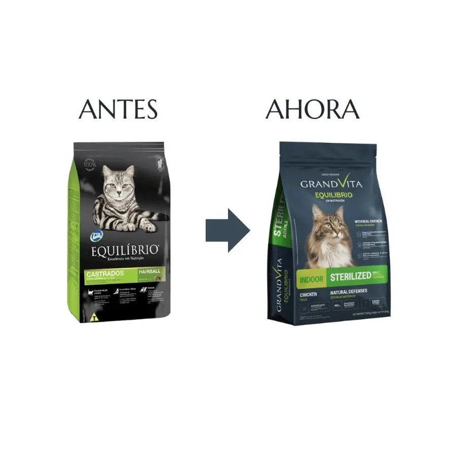 Equilibrio Concentrado Gato Castrado 1,5Kg
