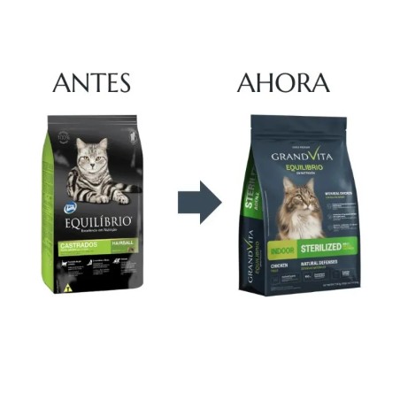 Grand Vita Equilibrio Gato Adulto Castrado 1,5 Kg