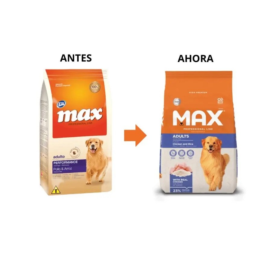 Max Concentrado  Adultos Performance Pollo 2Kg