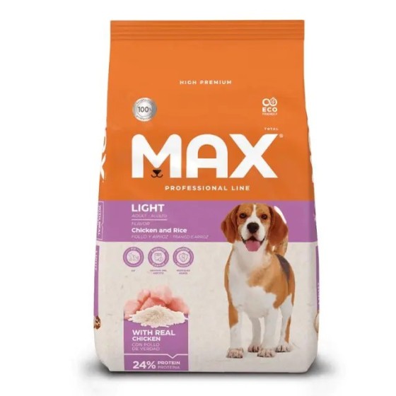 Max Concentrado Adulto Light Pollo y Arroz