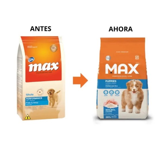Max Cachorro Pollo y arroz