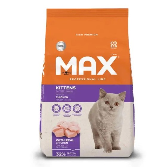 Max Cat Concentrado Professional Line Filhote Frango 1Kg