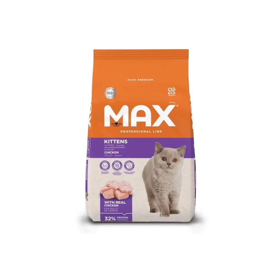Max Cat Concentrado Professional Line Filhote Frango 1Kg