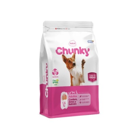 Chunky Adultos Cordero Arroz y Salmón 4 KG