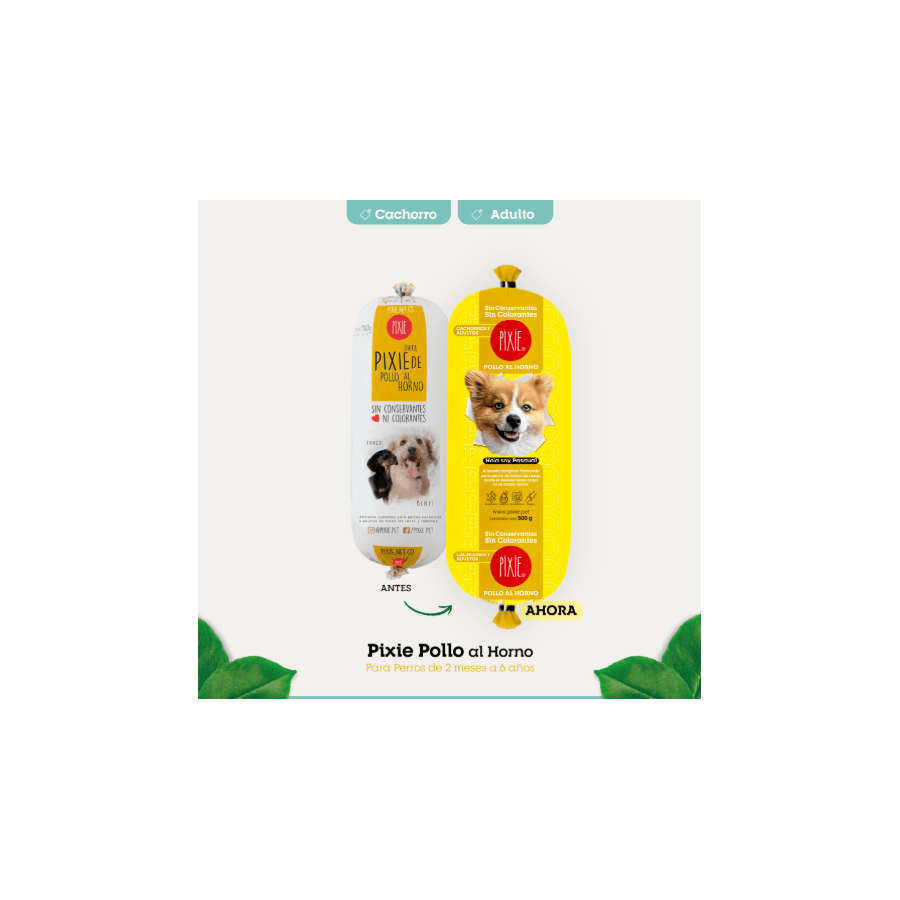 Pixie Alimento Cachorro Adulto Pollo x 500 Gr