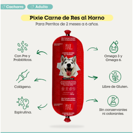 Pixie Alimento Cachorro Adulto Res x 500 Gr