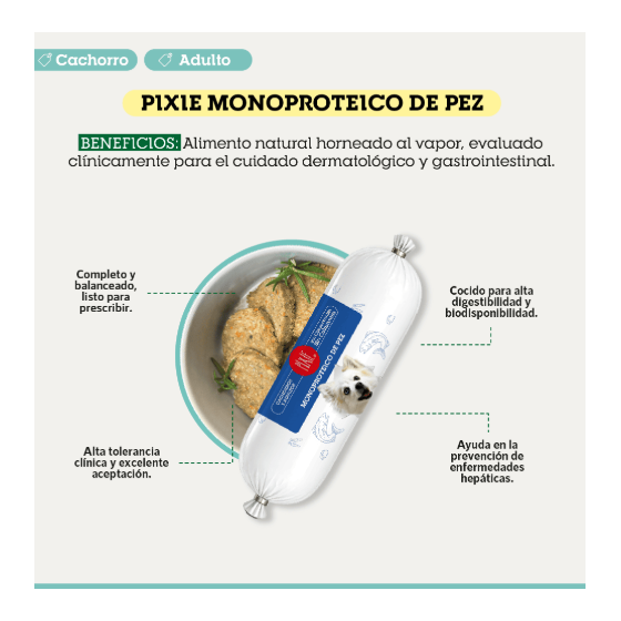 Pixie Alimento Monoproteico de Pez