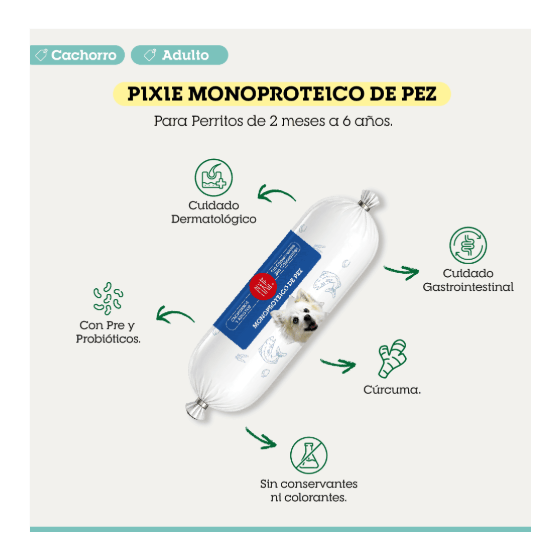 Pixie Alimento Monoproteico de Pez