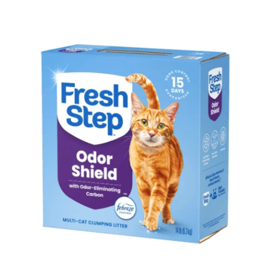 Fresh Step Multi-Cat Extra Strength Aglomerante Febreze 14 libras