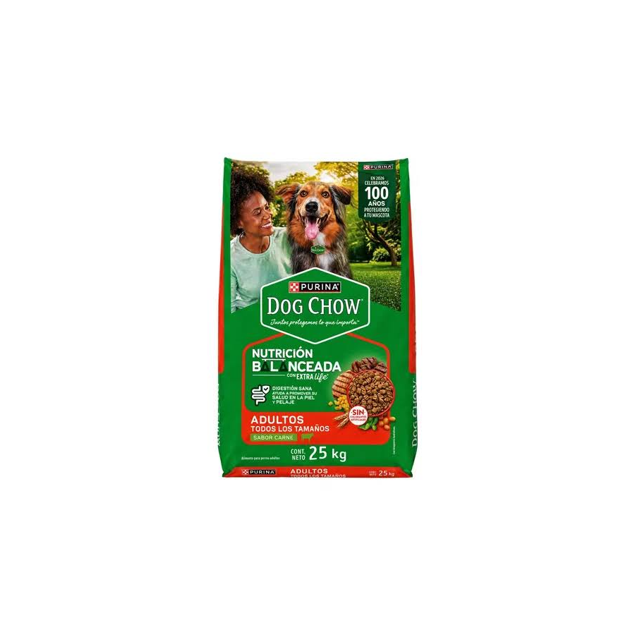 Dog Chow Adulto Nutricion Balanceada Todos Los Tamaños X25kg